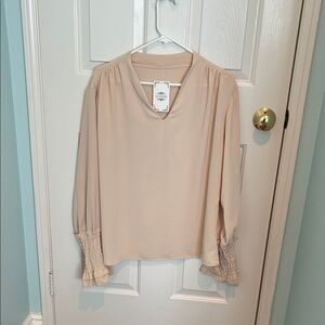 Chic Cream Blouse for Women